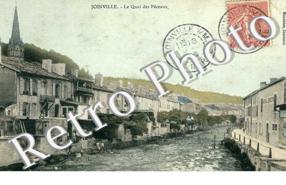 le quai des Peceaux (carte couleur)