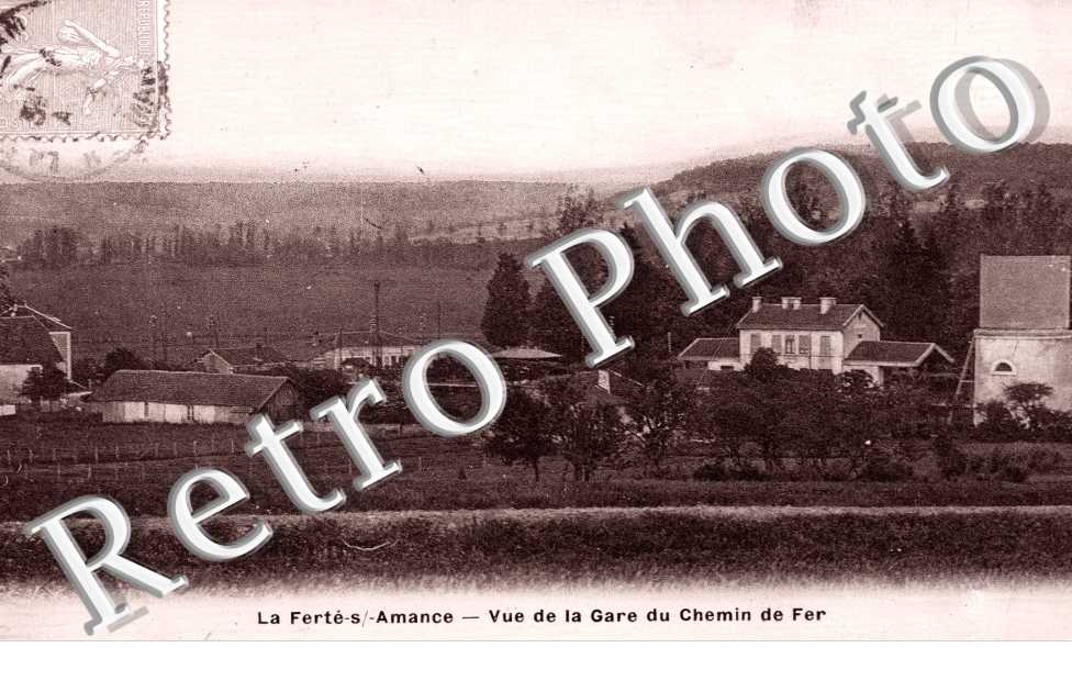 Vue de la gare du chemin de fer