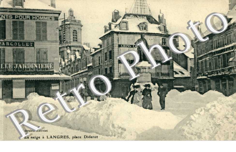 place Diderot sous la neige