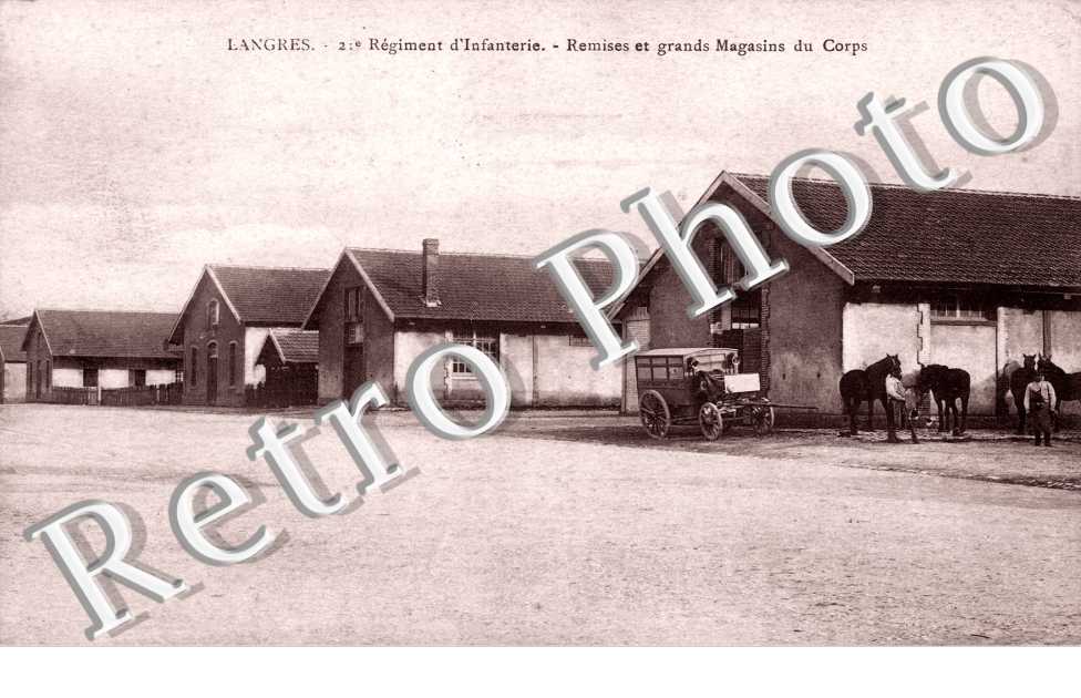 Régiment d'Infanterie, Remises et grands Magasins du Corps