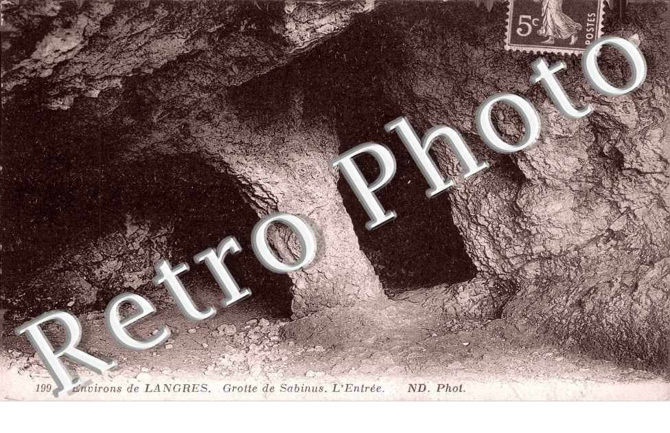 Grotte de Sabinus - l'entree