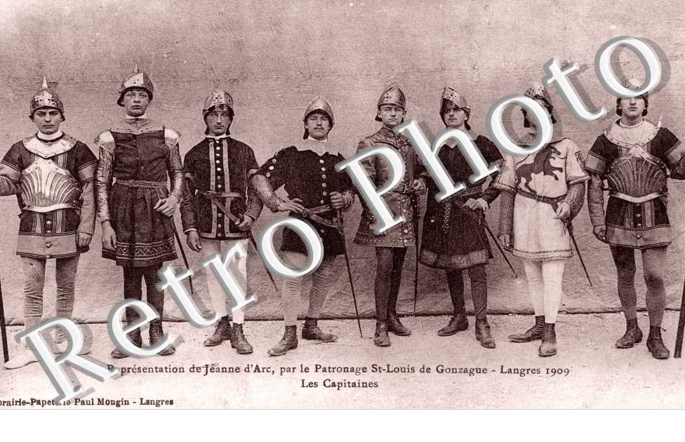 representation de jeanne d'Arc - les capitaines