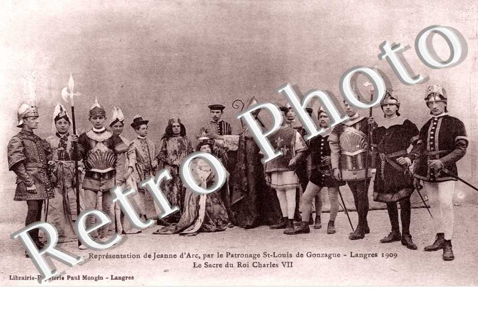 representation de jeanne d'Arc - sacre du roi Charles VII