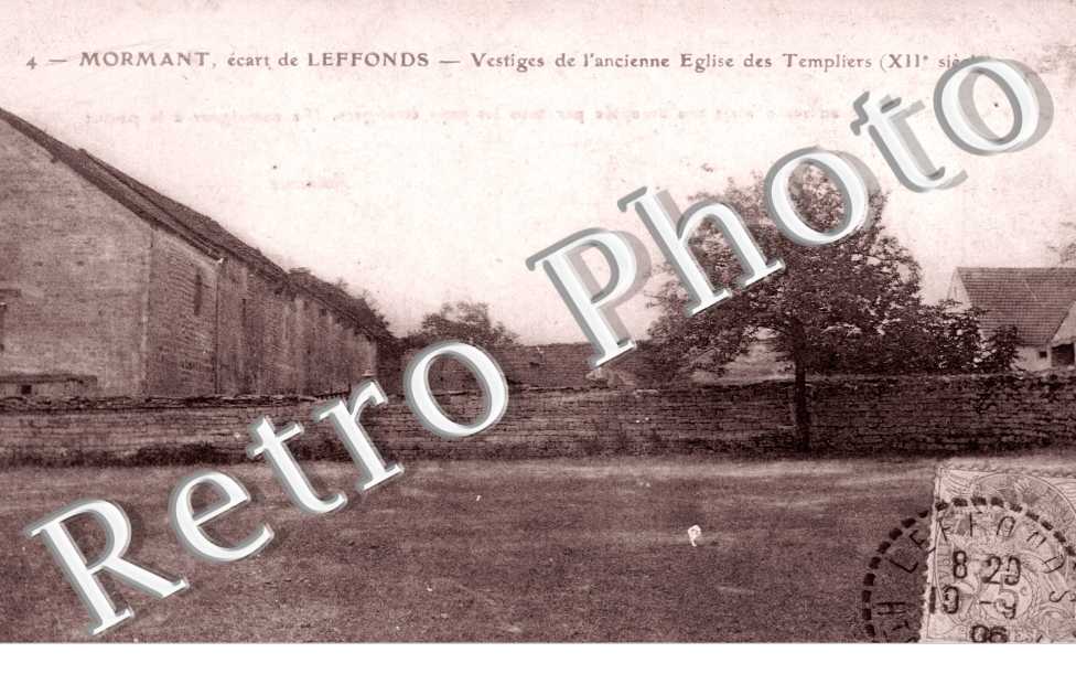 Vestiges de l'ancienne eglise des templiers  - Mormant, ecart de Leffonds