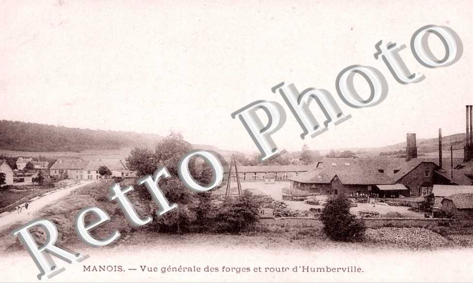 vue generale des forges et route d'Humberville