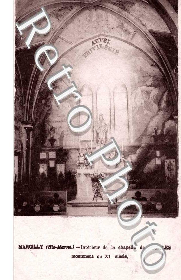 interieur de la chapelle de Presles
