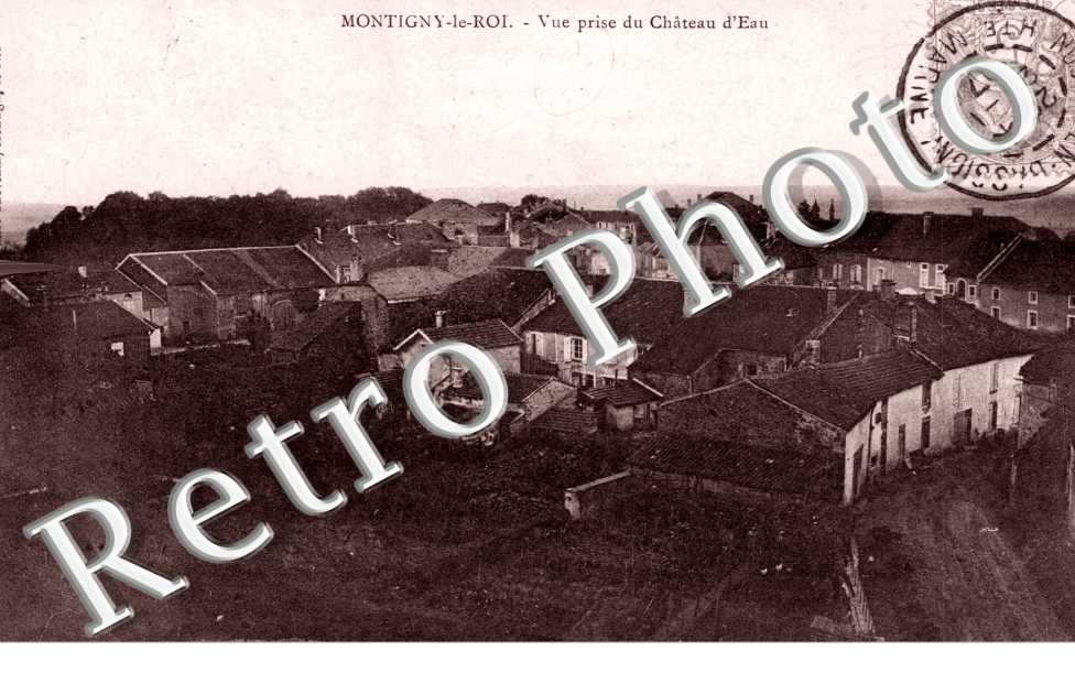 vue prise du chateau d'eau - carte couleur