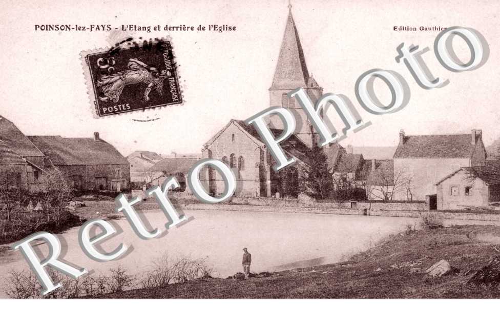 L'etang et derriere de l'eglise
