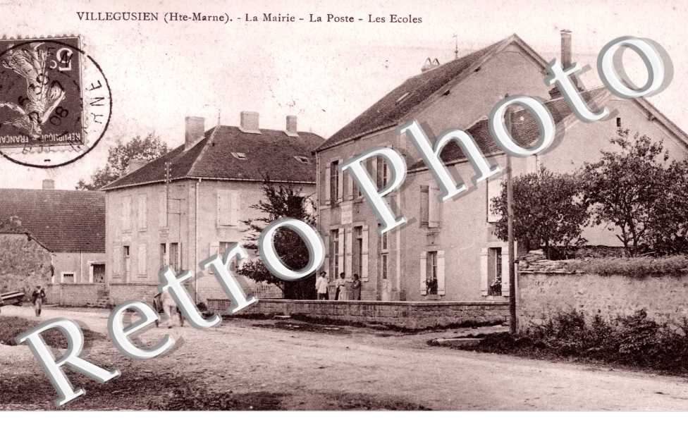 Mairie - la poste - les ecoles