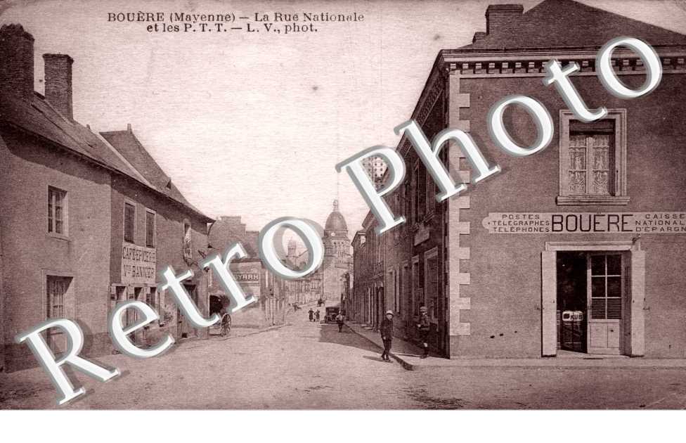 La rue nationale et les PTT