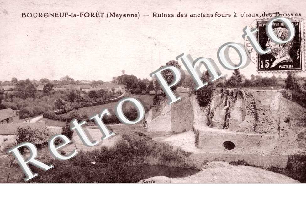 Ruines des anciens fours a chaux des Brosses