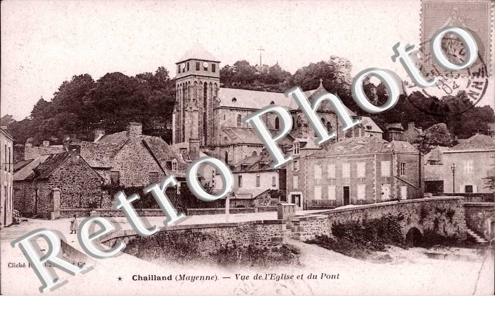 Vue de l'Eglise et du Pont