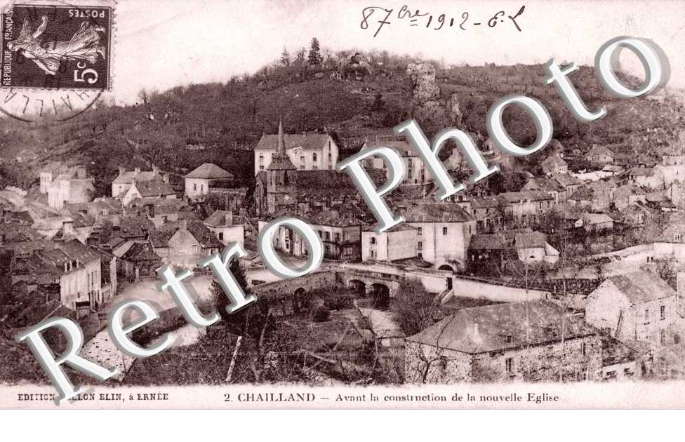 Avant la construction de la Nouvelle Eglise - 1912