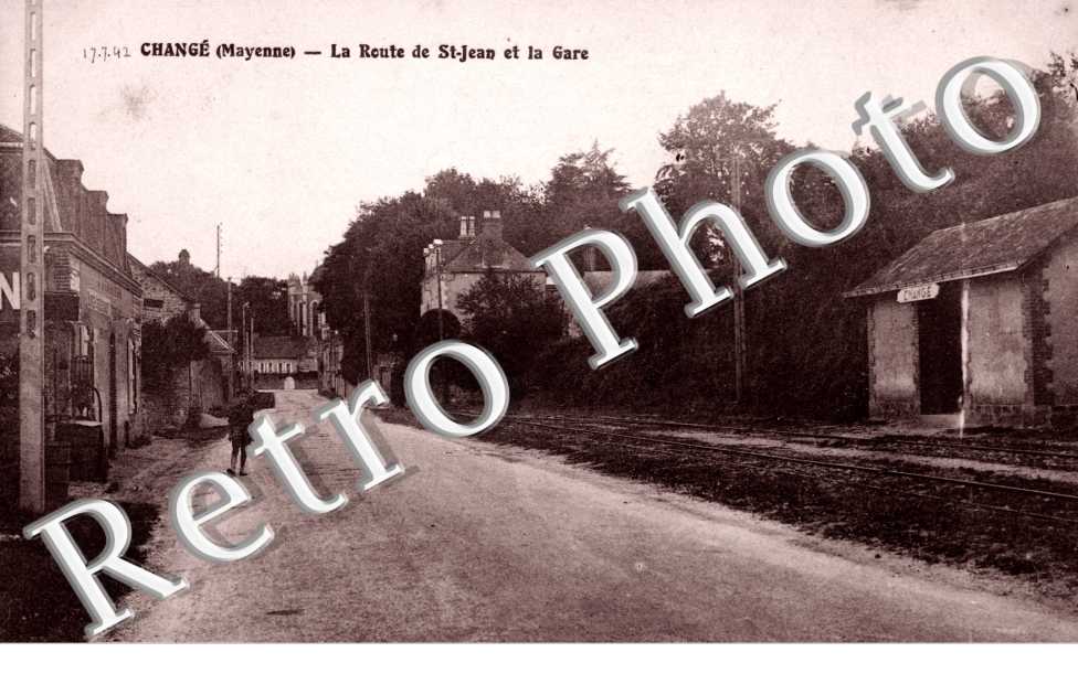 la route de saint jean et la gare
