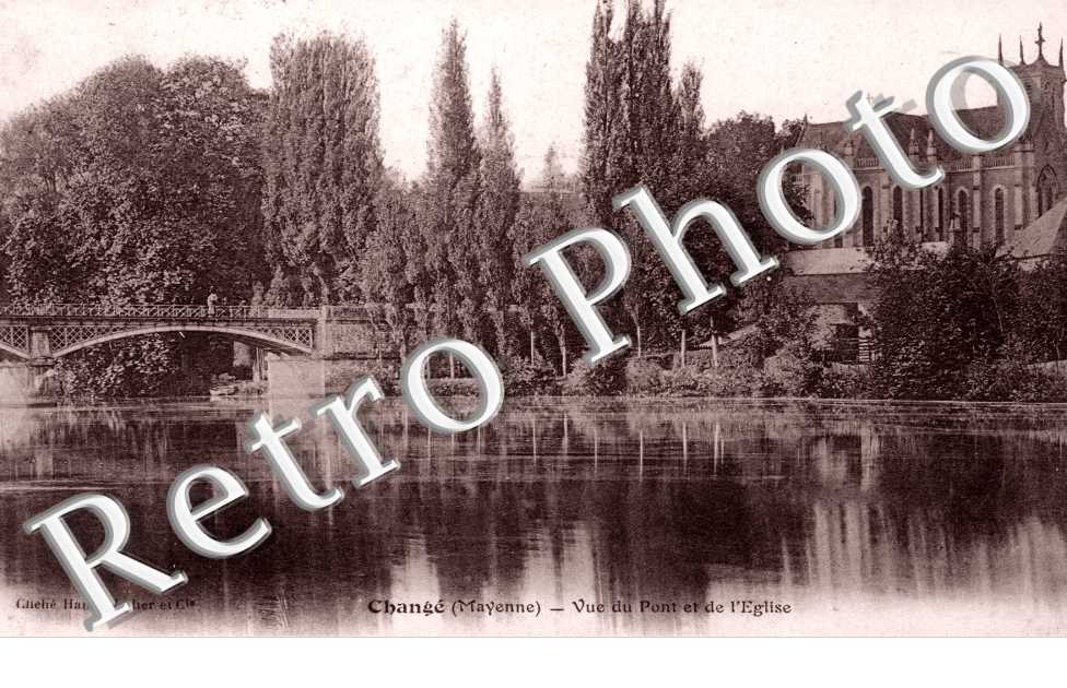 vue du pont et de l'Eglise