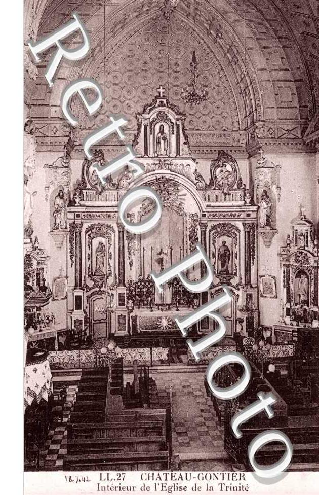 Interieur de l'Eglise de la Trinite