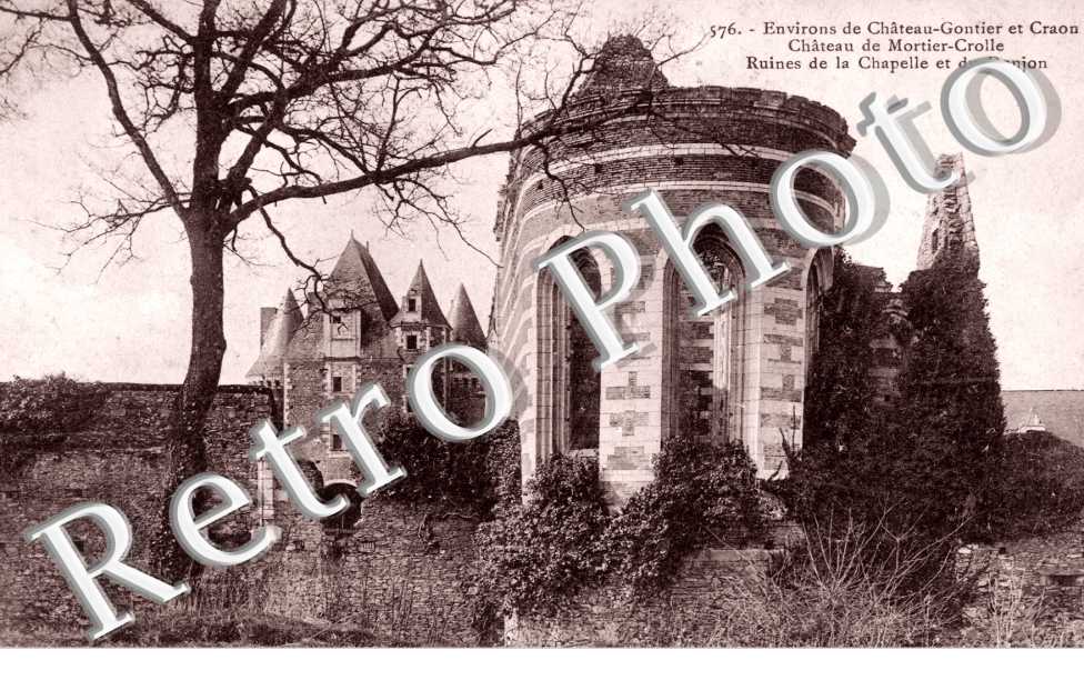 Chateau de Mortier Crolle - ruines de la Chapelle