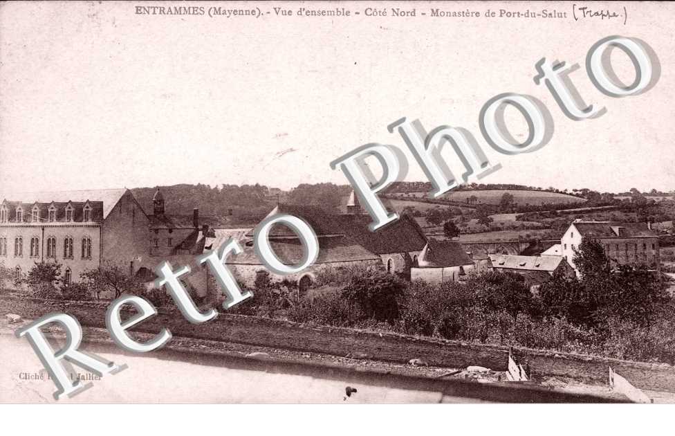 vue d'ensemble cote nord - monastere du Port du Salut
