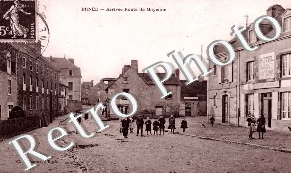 Route de Mayenne - Arrivee