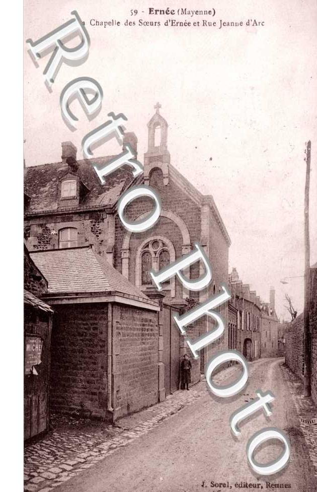 Chapelle des Soeurs et rue Jeanne d'Arc
