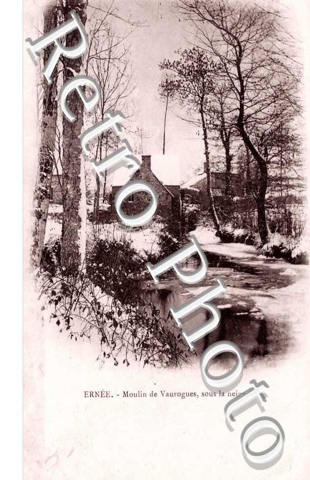 Moulin de Vaurogues sous la neige
