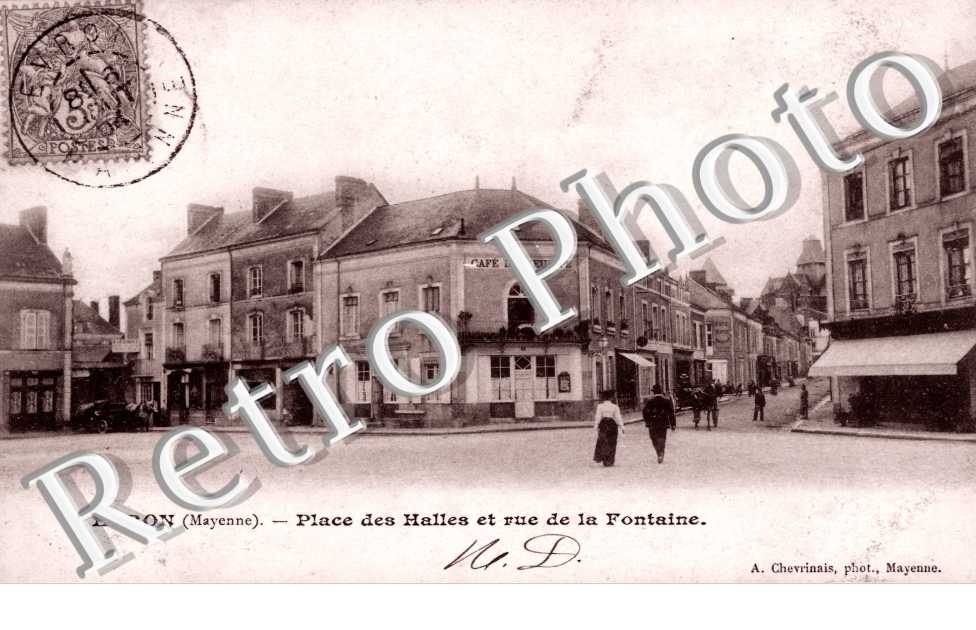 Place des Halles et Rue de la Fontaine
