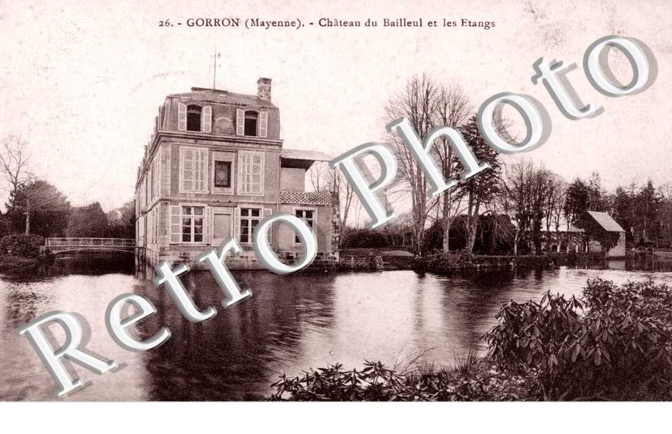 Chateau du Bailleul et les etangs