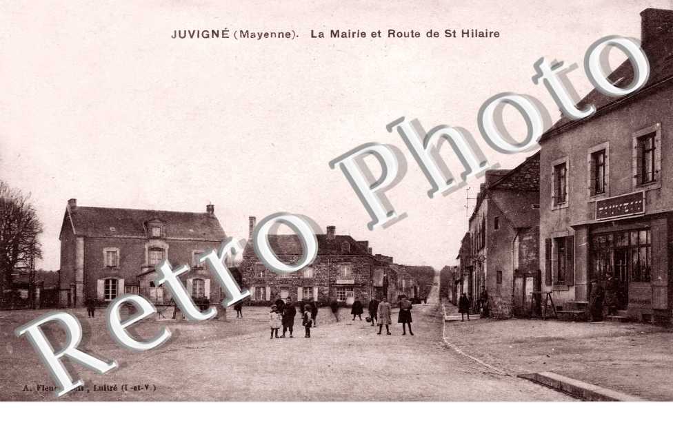 La mairie et route de Saint Hilaire