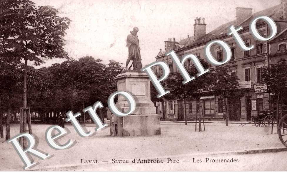 Statue d'Amboise Pare - les Promenades