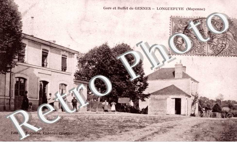 Gare et buffet de Gennes