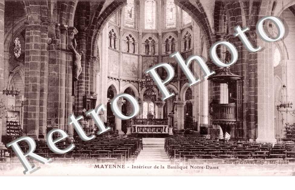 Interieur de la basilique Notre-Dame