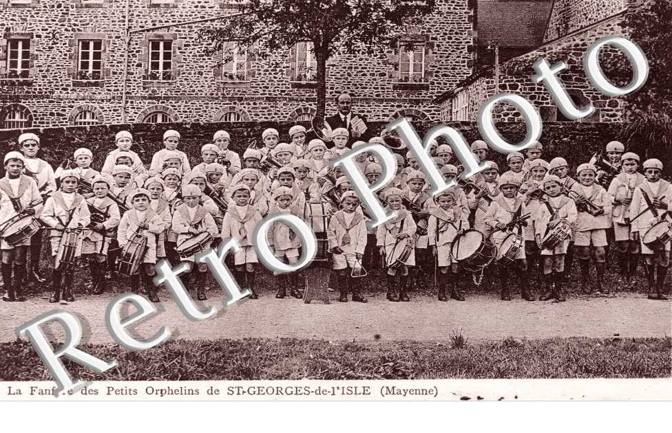 la fanfare des petits orphelins de Saint Georges de l'Isle