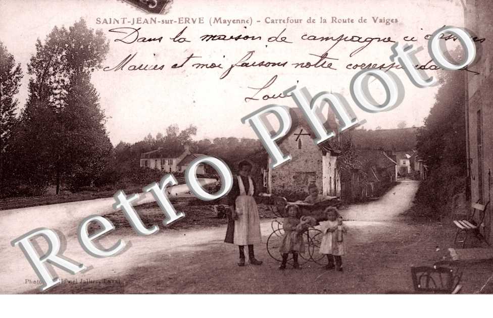 carrefour de la route de Vaiges