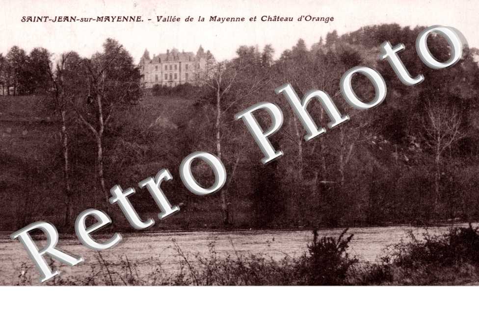 Vallée de la Mayenne et chateau d'Orange