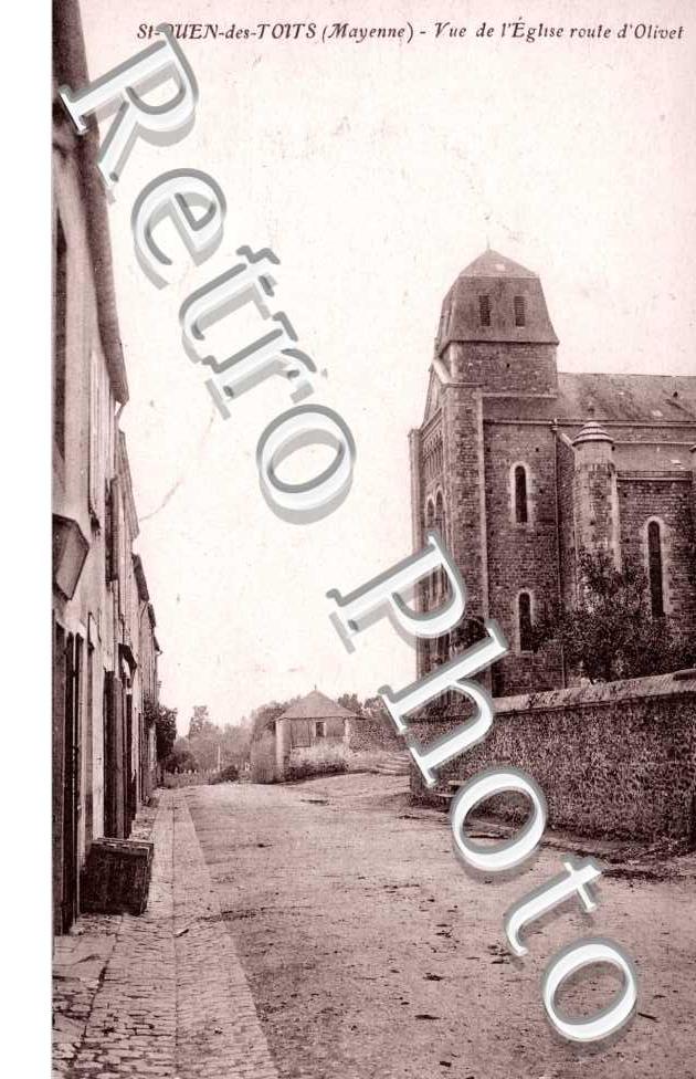 Vue de l'Eglise route d'Olivet
