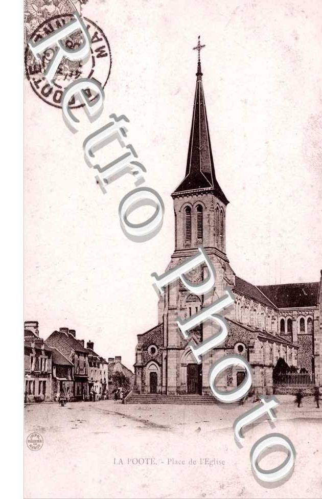 La Poote, place de l'Eglise