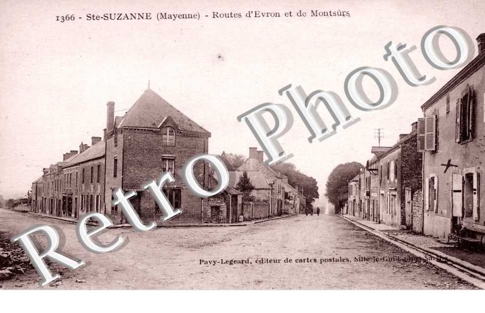 Routes d'Evron et de Montsurs