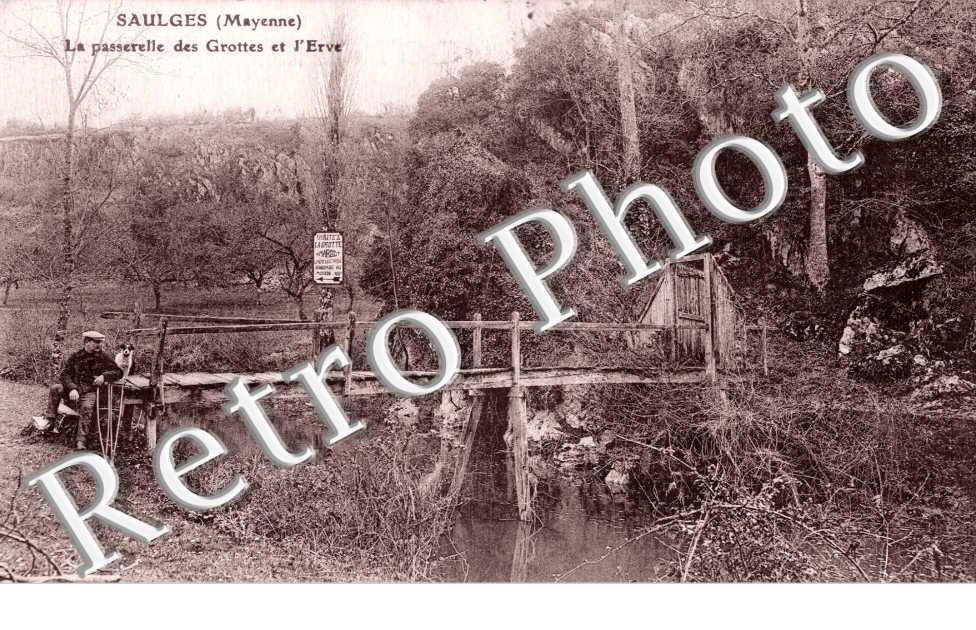 Passerelle des Grottes et l'Erve