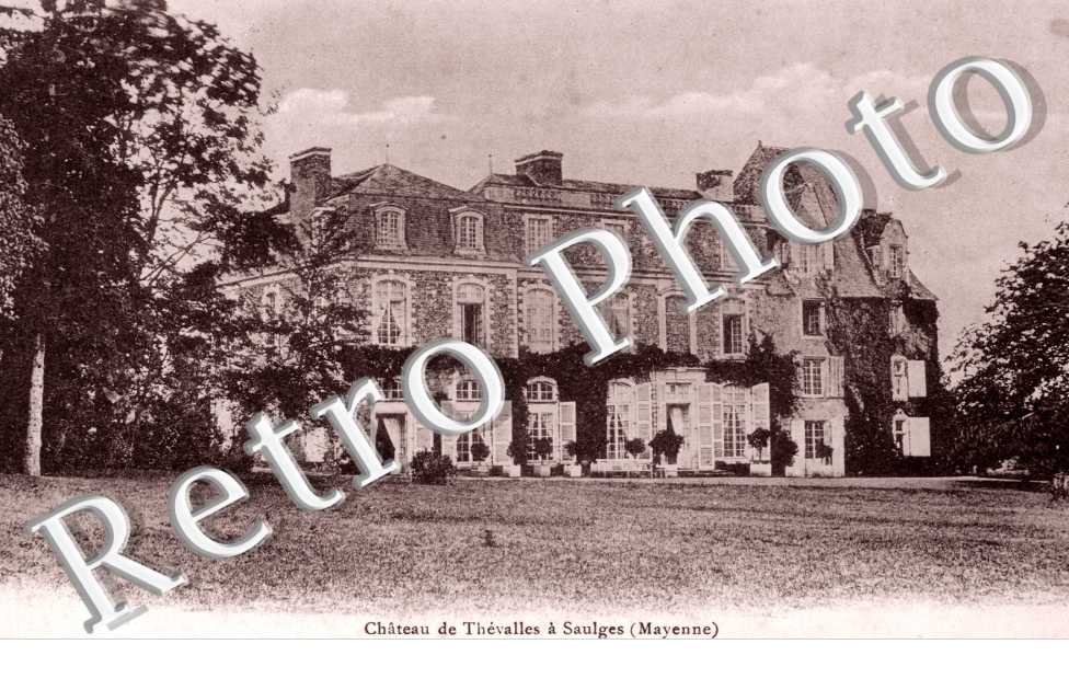 Chateau de Thevalles a Saulges