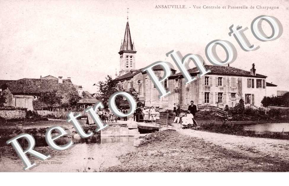 Vue centrale et passerelle de Charpagne