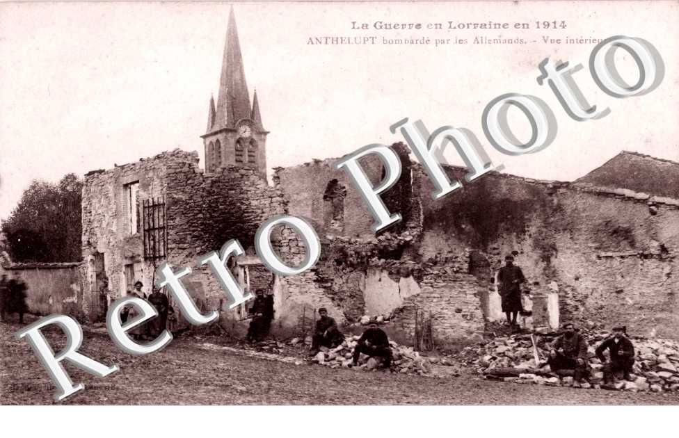 Bombarde par les allemands