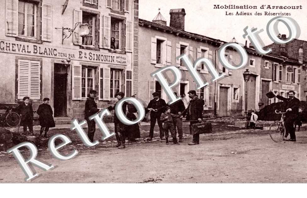 Mobilisation d'Arracourt, les Adieux des Reservistes
