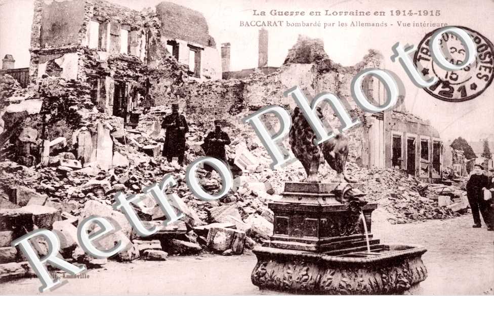 Bombarde par les allemands - guerre 1914-16