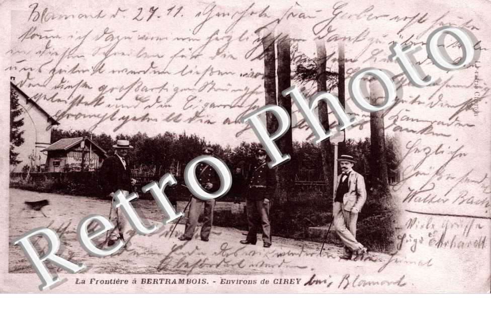 La frontiere - environs de Cirey