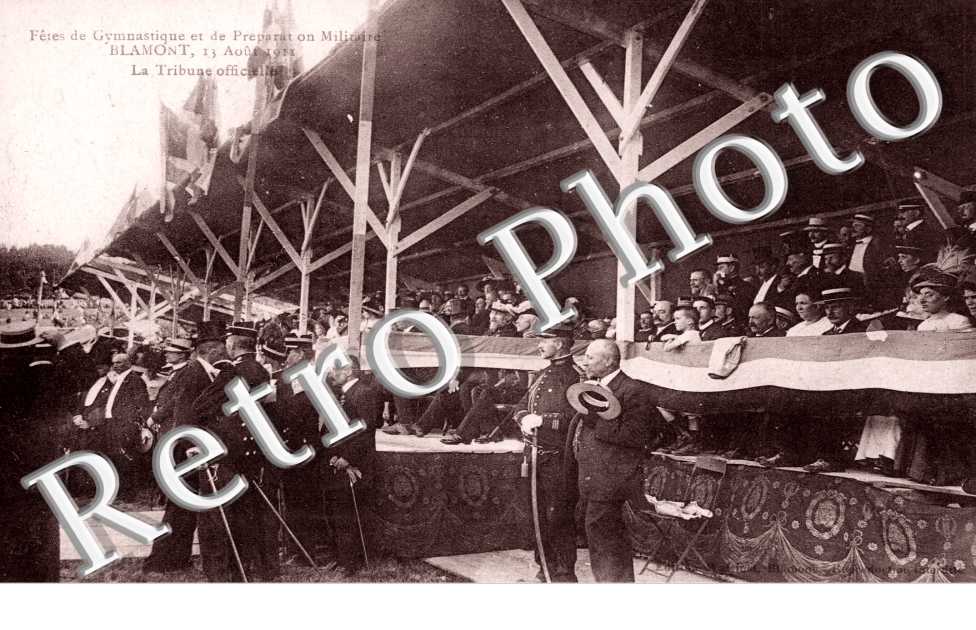 Fetes gymnastique et preparation militaire - tribune officielle 1911