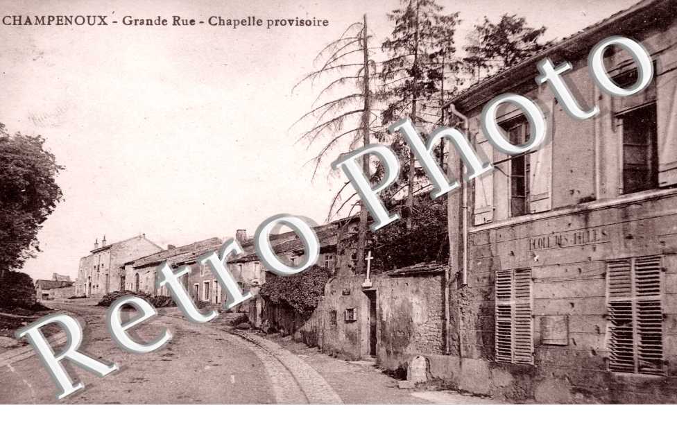 grande rue - chapelle provisoire