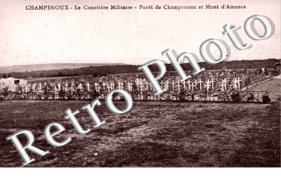 Cimetiere militaire - foret  et Mont d'Amance