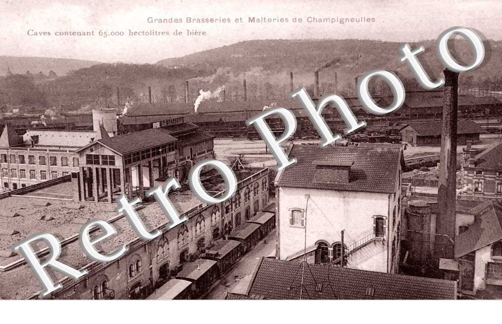 Grandes Brasseries et Malteries de Champigneulles, Caves contenant 65 000 hectolitres de biere