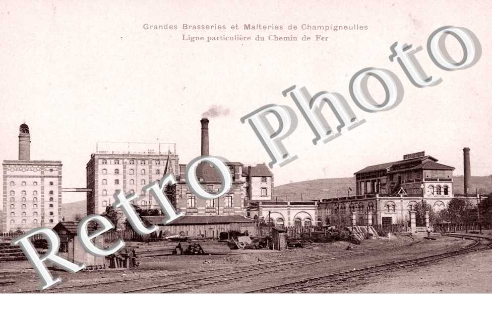 Grandes Brasseries et Malteries de Champigneulles, Ligne particuliere du Chemin de Fer