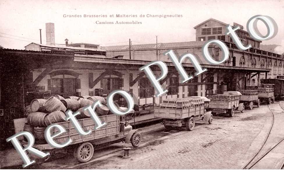 Les Grandes Brasseries et Malteries, Camions automobiles